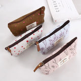 School Supplies Stationery Cosmetic Bag Fabric Makeup Bag for Girl Pen Bags Pencil Bag Pencil Case Zipper Pouch
