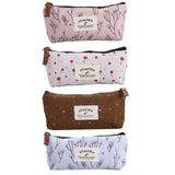 School Supplies Stationery Cosmetic Bag Fabric Makeup Bag for Girl Pen Bags Pencil Bag Pencil Case Zipper Pouch